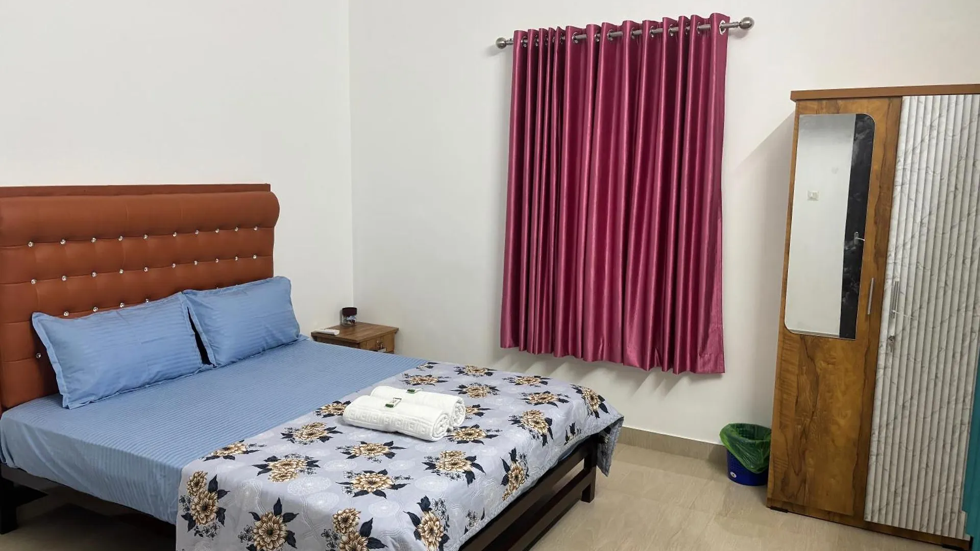 Quarto em Acomodações Particulares Cozy Glick Apartamento Varkala Índia